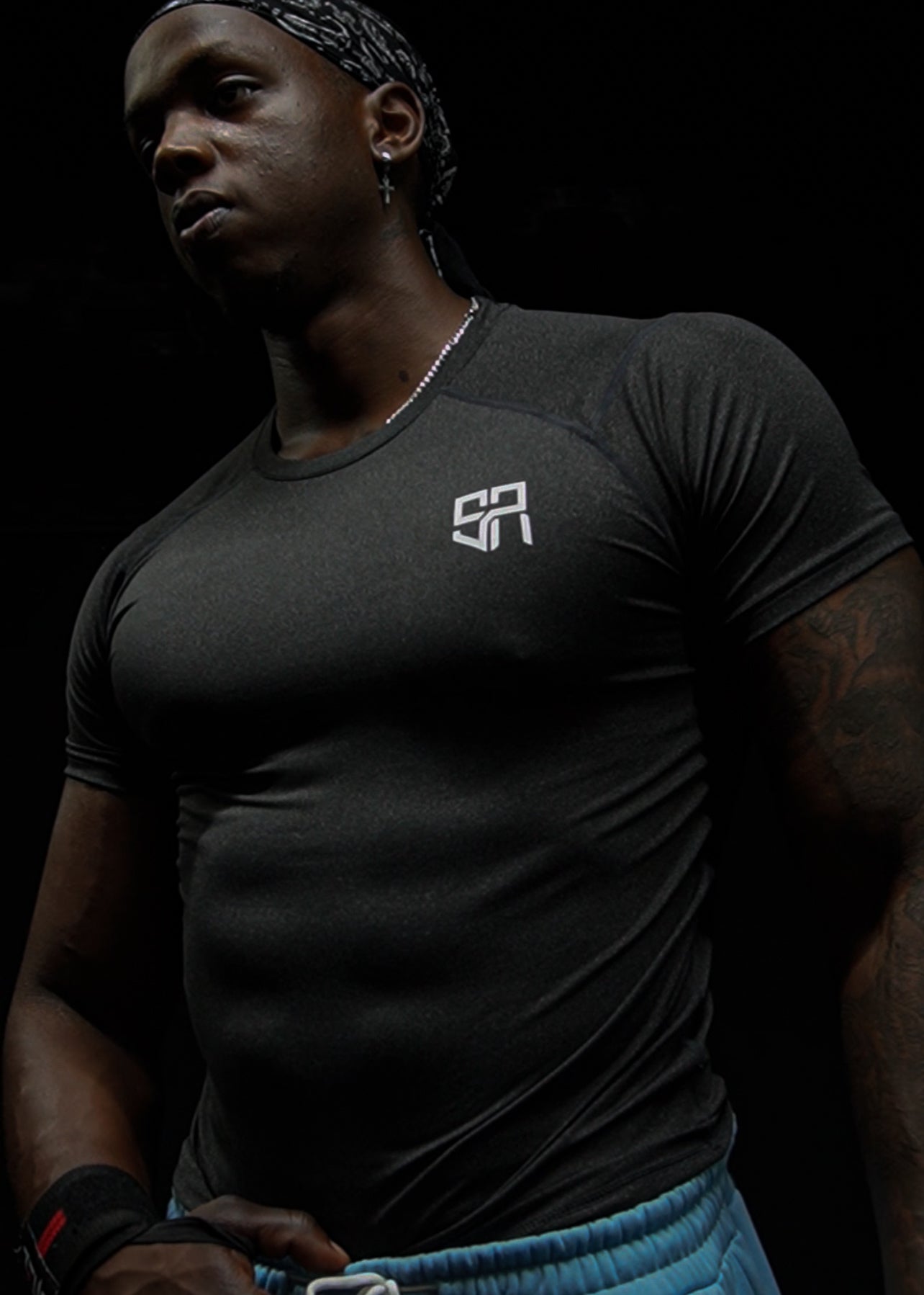 Muscle Compression Shirt Gray