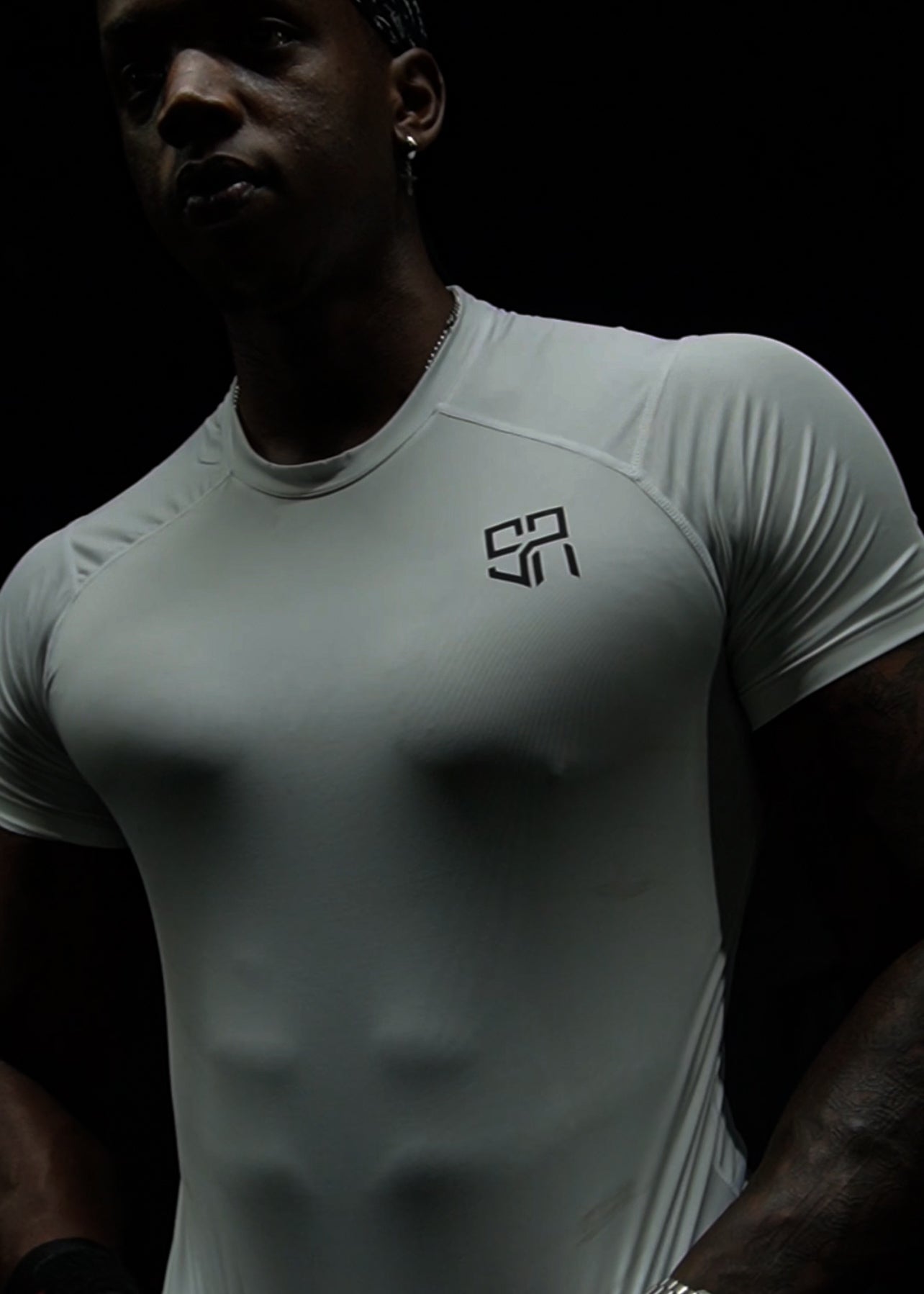 Muscle Compression Shirt White