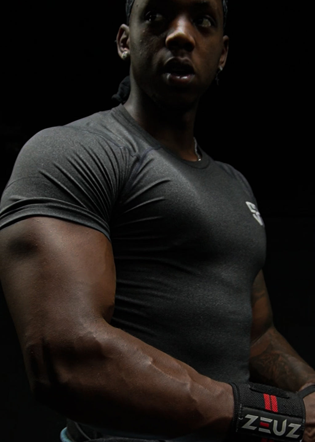 Muscle Compression Shirt Gray
