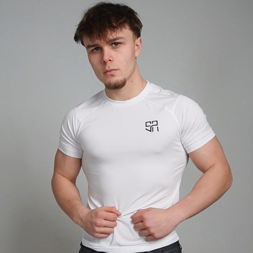 Muscle Compression Shirt White