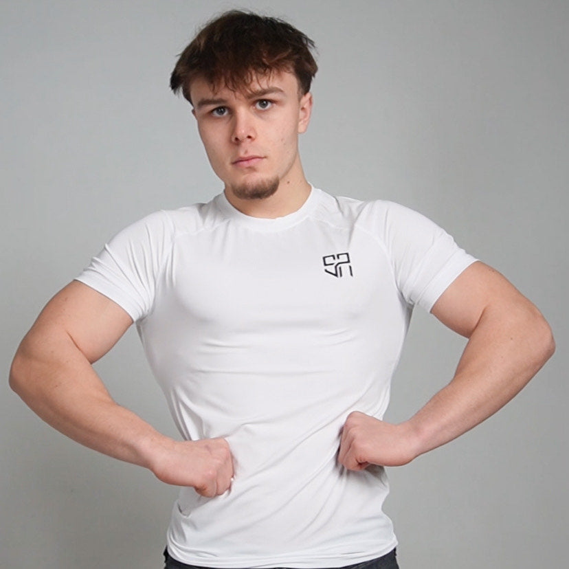 Muscle Compression Shirt White