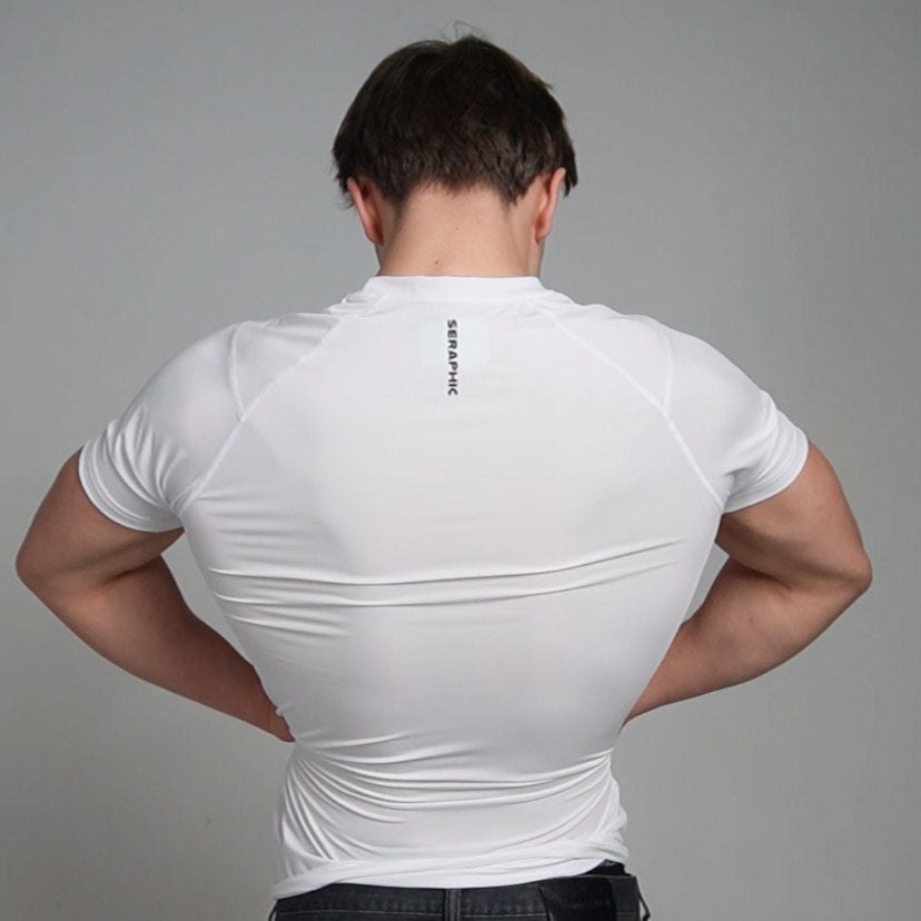 Muscle Compression Shirt White